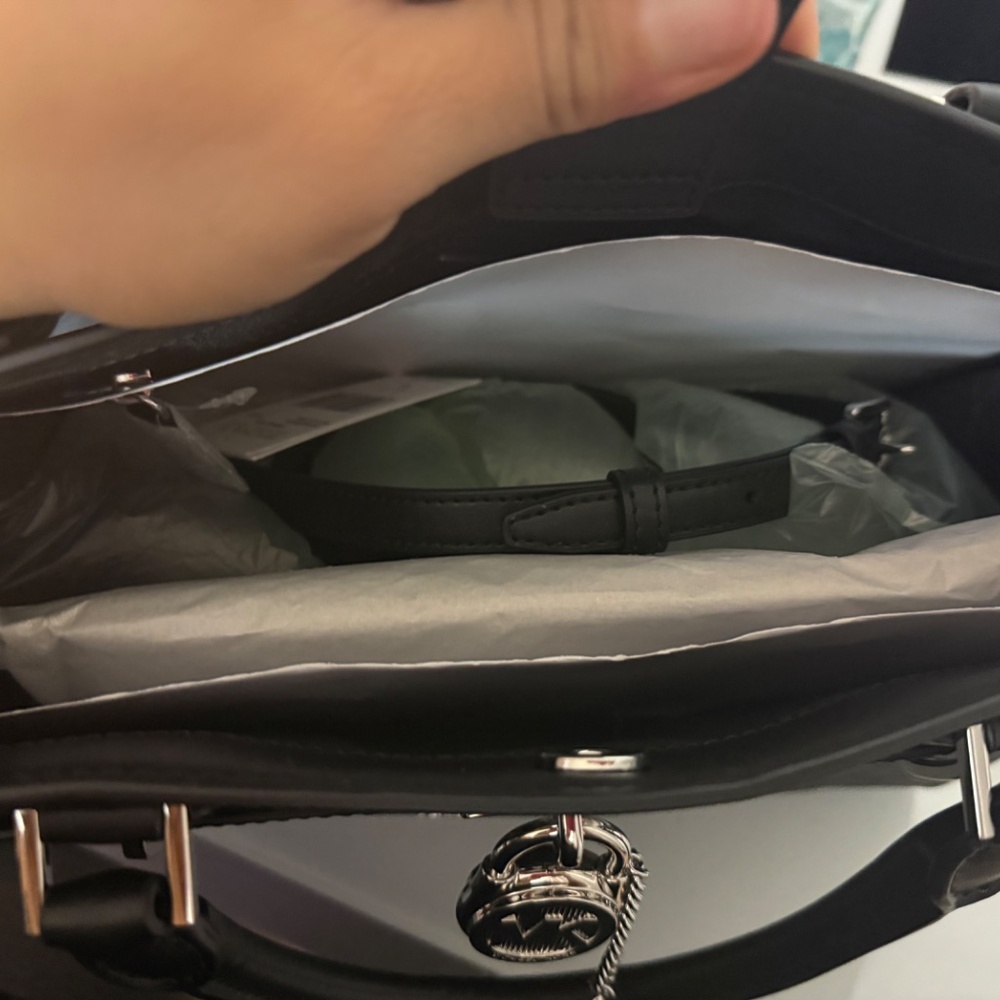 Michael Kors Hamilton Satchel in Black zebra print - Picture 5 of 6